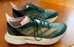Adidas Boston 12 hardloopschoenen 39 1/3, groen, goud, zgan, Adidas, Hardloopschoenen, Ophalen of Verzenden, Zo goed als nieuw