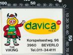 Sticker: Davica - The Viking - Beverlo, Verzamelen, Overige typen, Ophalen of Verzenden, Zo goed als nieuw