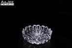 Hoya Crystal Japan - Zware facet geslepen asbak van kristal, Ophalen of Verzenden, Gebruikt, Asbak