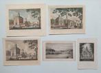 Rotterdam 5 Gravures Bendorp Terwen Maaskamp 1793 1860, Ophalen of Verzenden