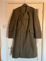 Lange donkergroene (vilten?) uniform jas; Esders; 48 1/2, Ophalen of Verzenden, Zo goed als nieuw, Maat 46/48 (XL) of groter, Groen
