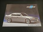 Brochure Hartge BMW 5-serie E34, Ophalen of Verzenden, Zo goed als nieuw, BMW