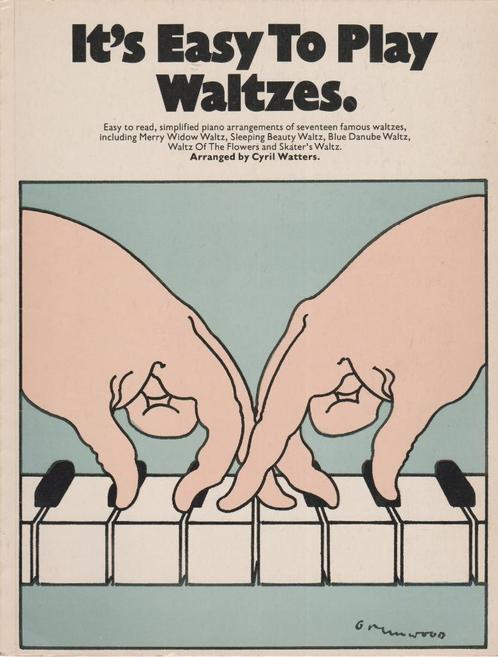 Cyril Watters - It's Easy To Play Waltzes, Muziek en Instrumenten, Bladmuziek, Gebruikt, Piano, Ophalen of Verzenden