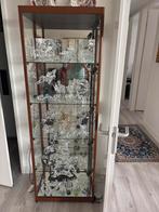 Glazen Vitrinekast met Verlichting, Huis en Inrichting, Kasten | Vitrinekasten, Met plank(en), Minder dan 50 cm, Ophalen of Verzenden