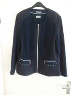 Donkerblauw, soepelvallend damesjasje  merk Gelco maat 46., Blauw, Maat 46/48 (XL) of groter, Ophalen of Verzenden, Zo goed als nieuw