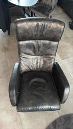 Croco leer relaxstoel, Ophalen, Minder dan 75 cm, Luxe, Leer