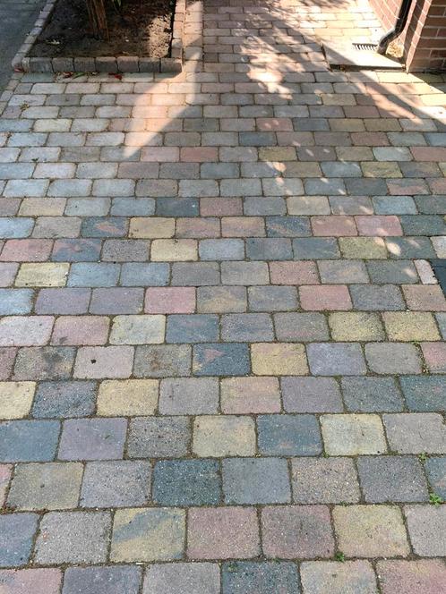 9 m2 cobblestones, Tuin en Terras, Tegels en Klinkers, Gebruikt, Klinkers, Beton, 10 m² of meer, Ophalen of Verzenden