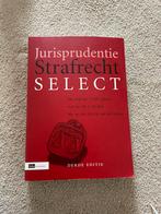T. Cleiren - Jurisprudentie Strafrecht Select, Ophalen of Verzenden, Zo goed als nieuw, T. Cleiren; T. de Roos; M. van der Woude