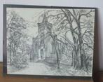 Tekening C J Dral n h kerk Anna Paulowna, Antiek en Kunst, Ophalen