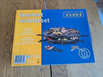 Nieuwe Prima Donna Gourmet Racletteset - 8 Personen beschikbaar voor biedingen