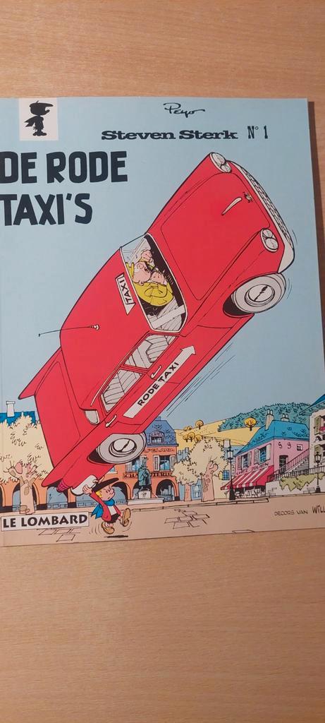 Steven Sterk 1 - De Rode Taxi's - Peyo, Boeken, Stripboeken, Gelezen, Eén stripboek, Verzenden