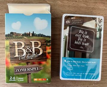 Zomerspel B&B vol liefde beschikbaar voor biedingen