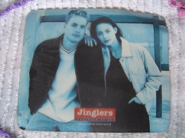 Computer muismat Jinglers muismatten, Computers en Software, Muismatten, Zo goed als nieuw, Ophalen of Verzenden