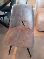 Eetkamer stoelen, Huis en Inrichting, Stoelen, Ophalen of Verzenden, Grijs, Stof, Vijf, Zes of meer stoelen