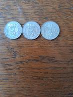3 zilveren guldens, Postzegels en Munten, Munten | Nederland, 1 gulden, Koningin Juliana, Zilver, Ophalen of Verzenden