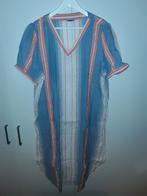 Ulla Popken Blauw/Wit/Rode Gestreepte Jurk Met V-hals Mt XL, Kleding | Dames, Jurken, Blauw, Maat 46/48 (XL) of groter, Ulla Popken