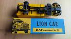 LION CAR DAF TORPEDOFRONT, NIEUWSTAAT, MET DOOS, Hobby en Vrije tijd, Modelauto's | 1:50, Ophalen of Verzenden, Nieuw, Bus of Vrachtwagen