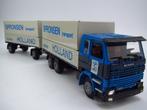 Tekno - Scania 142H Bakwagen aanhanger '' Spronsen Monster ', Hobby en Vrije tijd, Modelauto's | 1:50, Ophalen of Verzenden, Zo goed als nieuw