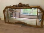 antieke spiegel met kuif, Antiek en Kunst, Ophalen, Rechthoekig, 150 tot 200 cm, Minder dan 100 cm