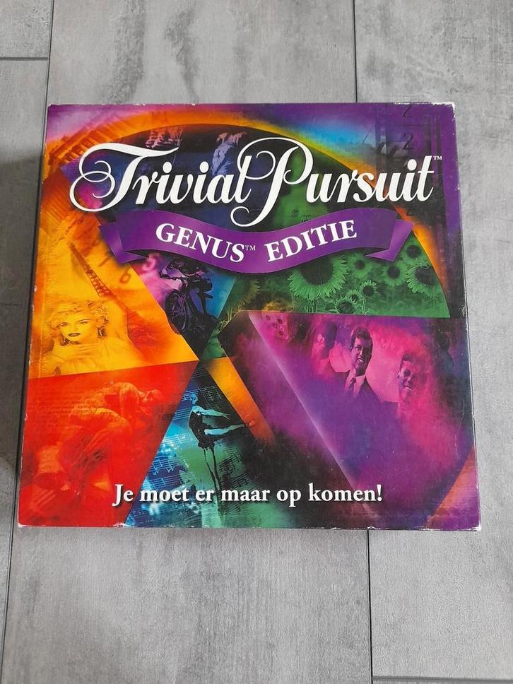 Trivial pursuit genus editie, Hobby en Vrije tijd, Gezelschapsspellen | Bordspellen, Gebruikt, Ophalen of Verzenden