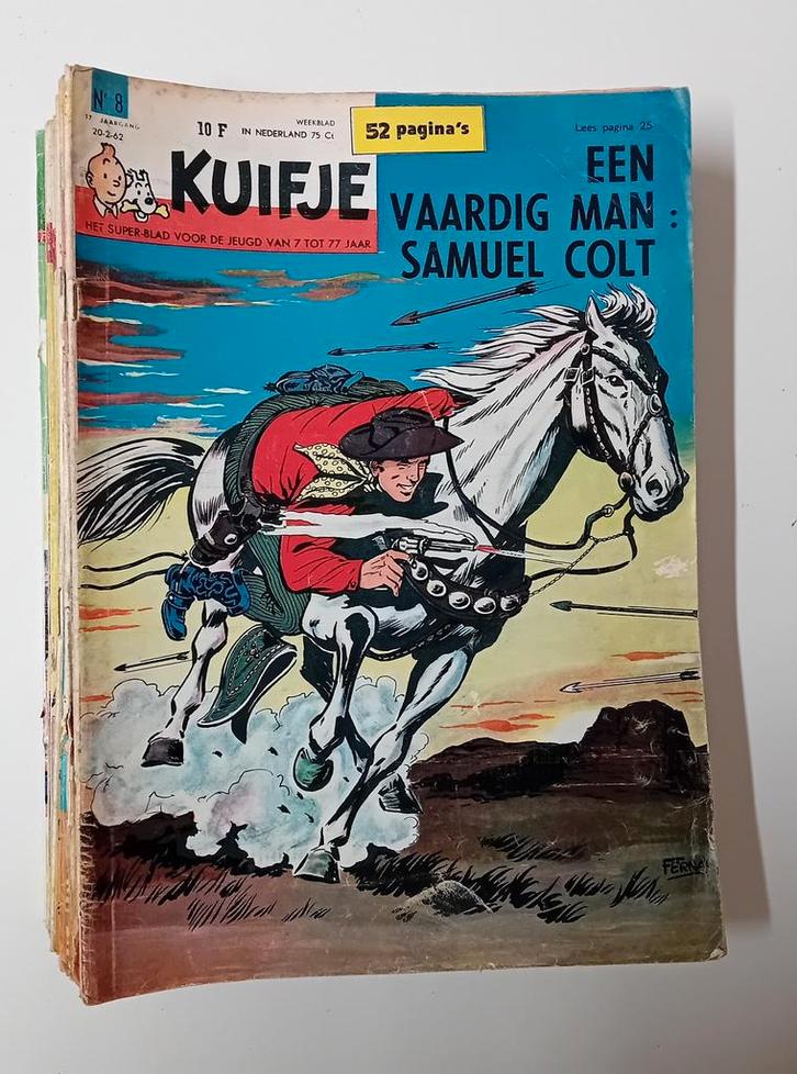 oude kuifje tijdschriften, Boeken, Stripboeken, Gelezen, Meerdere stripboeken, Ophalen of Verzenden