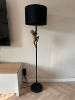 Vloerlamp velvet kap met gouden aap, Ophalen of Verzenden, Zo goed als nieuw, 150 tot 200 cm