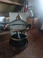 Antieke, vintage vogelkooi / kooi / papegaaikooi te koop, Dieren en Toebehoren, Vogels | Hokken en Kooien, Ophalen, Gebruikt, Metaal