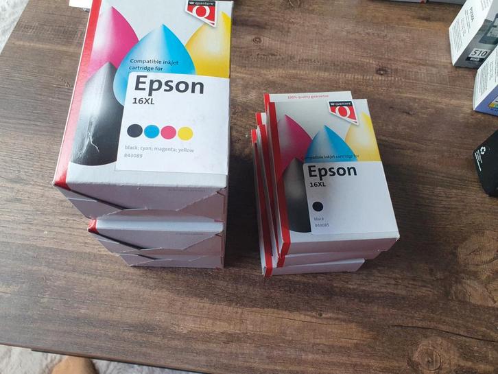 6x Huismerk Epson 16XL Cartridges, Computers en Software, Printerbenodigdheden, Nieuw, Cartridge, Ophalen of Verzenden