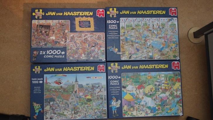 Diverse nieuwe Jan van Haasteren Comic Puzzels, zie foto's., Hobby en Vrije tijd, Denksport en Puzzels, Nieuw, Legpuzzel, 500 t/m 1500 stukjes