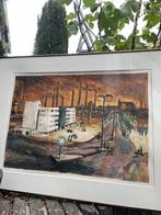 Litho Jeroem Hermkens met lijst, Antiek en Kunst, Ophalen