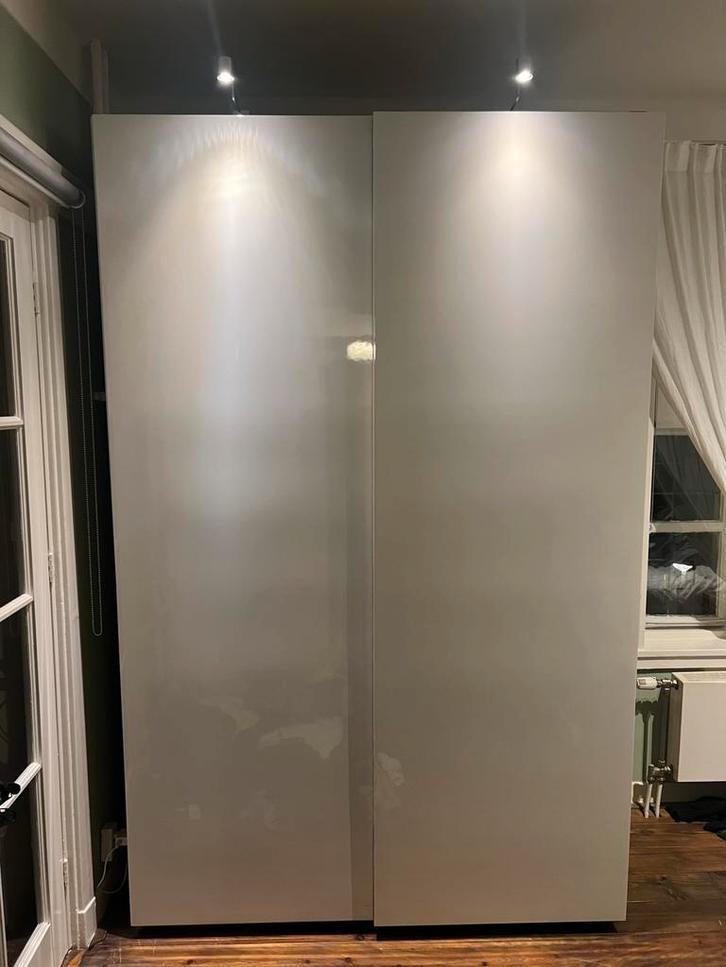 Pax Kast Hoogglans Wit (B 150cm x H236 cm), Huis en Inrichting, Kasten | Kledingkasten, Gebruikt, 200 cm of meer, 150 tot 200 cm