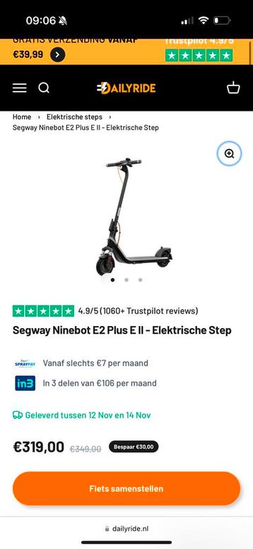 Nine bot step beschikbaar voor biedingen