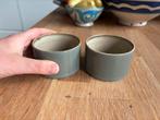 Set van 2 grijs blauwe kopjes - Serax, Overige materialen, Ophalen of Verzenden, Zo goed als nieuw, Overige stijlen
