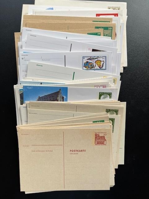 162 BLANCO POSTWAARDESTUKKEN DUITSLAND, Verzenden, Briefkaart