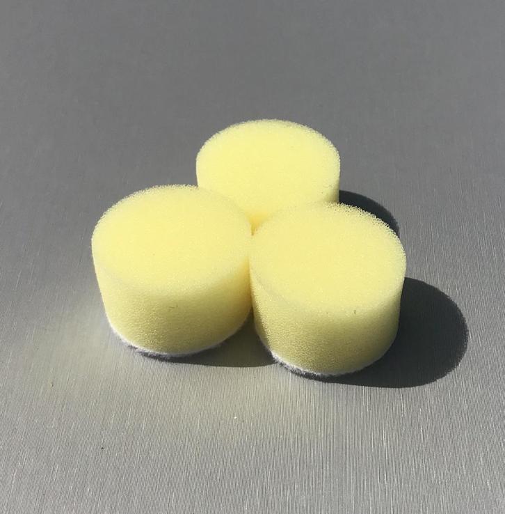 Nieuw : Foam pad Geel Medium Polishing Pad 1"' Ø 25MM, Auto diversen, Onderhoudsmiddelen, Verzenden
