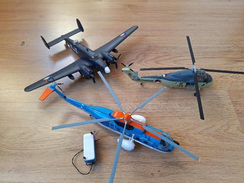 3 gebouwde NL modellen Harpoon, S-58, S-61N, Hobby en Vrije tijd, Modelbouw | Vliegtuigen en Helikopters, Zo goed als nieuw, Vliegtuig