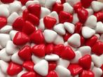 dragees De Bock hartje mini rood wit 1200 gram, Ophalen of Verzenden, Nieuw, Versiering