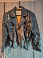 Lederen Jack zwart, Ophalen, Gedragen, Maat 38/40 (M), Zwart