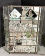 Vitrinekastje vol Swarovski Kristal mondgeblazen figuurtjes, Verzamelen, Swarovski, Ophalen of Verzenden, Zo goed als nieuw, Figuurtje