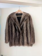 Stijlvolle bontjas, Ophalen of Verzenden, Zo goed als nieuw, Maat 36 (S), Bruin