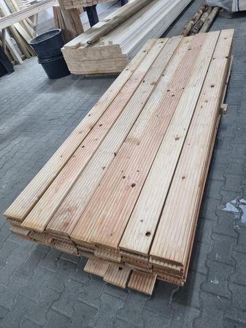 B-keuze Vlonderplanken, anti-slip Douglas 28x145