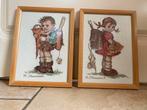 Hummel set borduren jongen en meisje, Ophalen of Verzenden, Zo goed als nieuw, Minder dan 50 cm, Schilderij