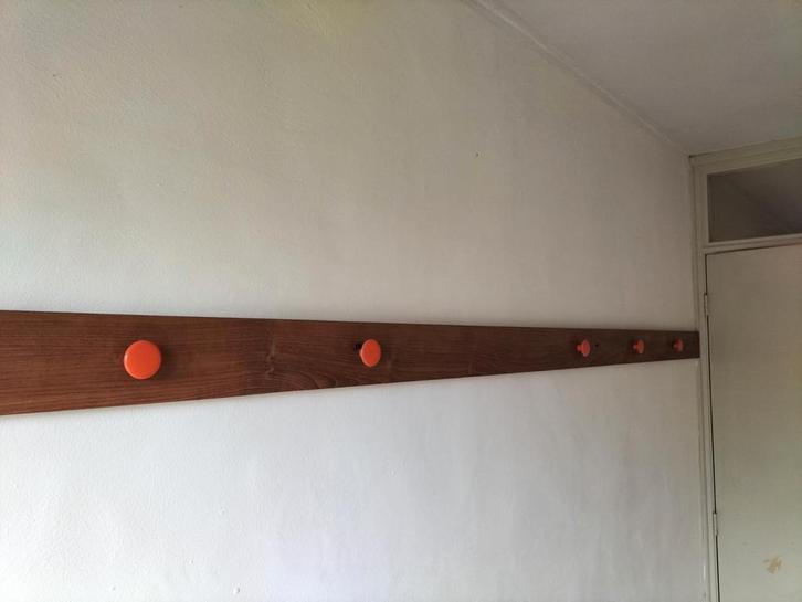 Retro Wandkapstok Kaostok, Huis en Inrichting, Woonaccessoires | Kapstokken, Gebruikt, Wandkapstok, Minder dan 100 cm, Hout, Ophalen