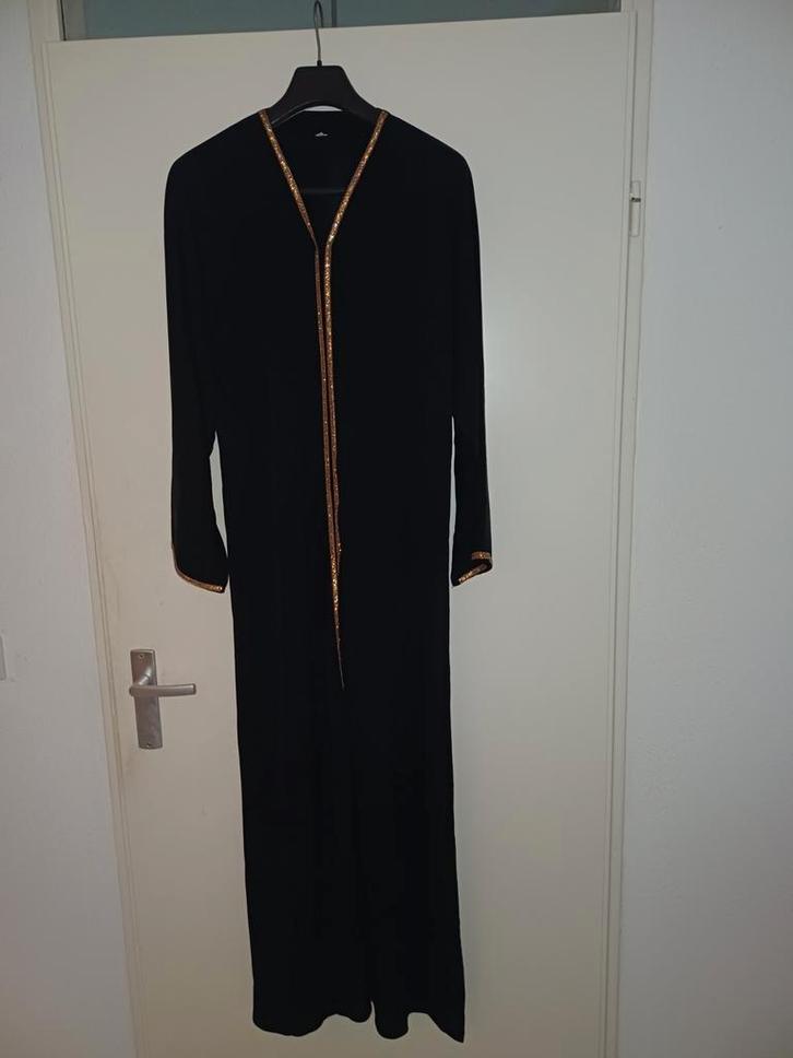 Prachtige Abaya Jilbab  Dubai - Maat 40/46 - Nieuw!, Kleding | Dames, Jurken, Nieuw, Maat 42/44 (L), Zwart, Ophalen of Verzenden