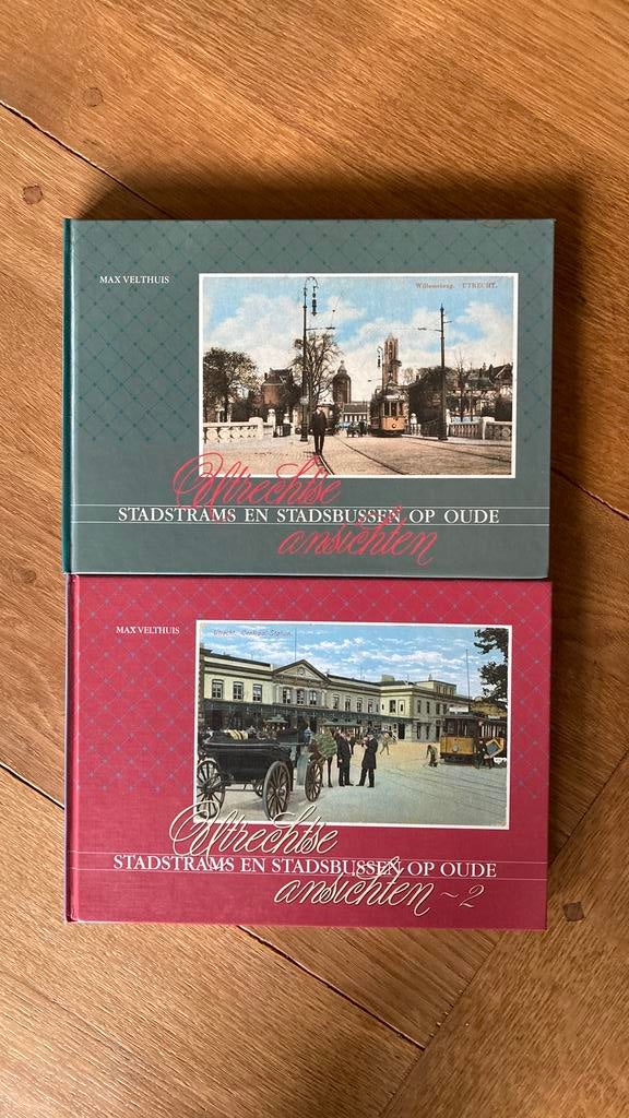 Utrechtse Stadstrams en Stadsbussen 1&2 ansichten, Boeken, Ophalen of Verzenden, Zo goed als nieuw
