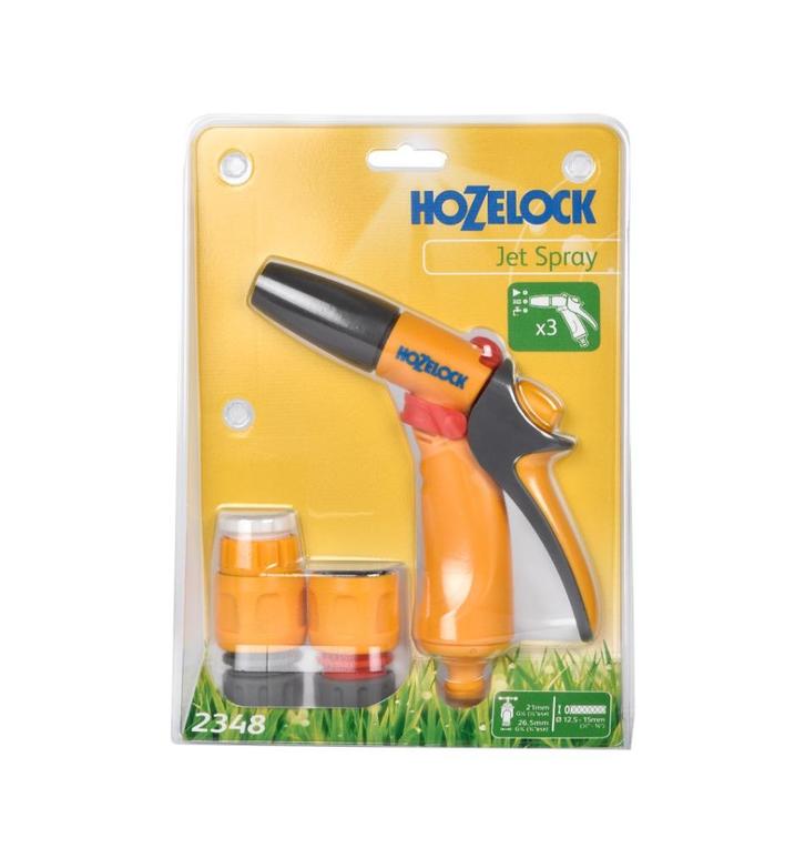 Hozelock spuitpistool Jetspray startset Ø 12,5 & 15 mm, Tuin en Terras, Tuinslangen, Nieuw, Tuinslang, Ophalen of Verzenden