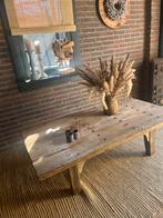 Landelijke Salon Tafel - 80x150 cm, Gebruikt, 100 tot 150 cm, Eikenhout, Minder dan 50 cm