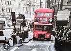 LONDON foto in lijst, Ophalen, Schilderij, Minder dan 50 cm