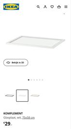Ikea komplement glasplaat voor pax kast, Zo goed als nieuw, Ophalen