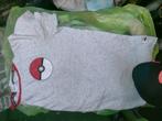 Pokemon tshirt grijs met print 170cm, Gebruikt, Pokemon, Ophalen of Verzenden, Shirt of Longsleeve